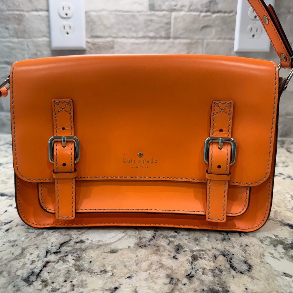 Kate Spade Orange Crossbody Bag Authentic